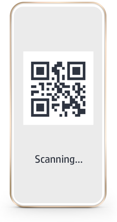 Scanning QR code